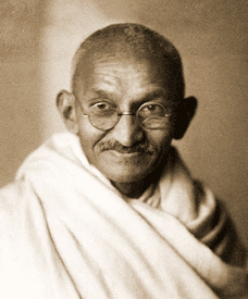 Sepia portrait of elderly man with glasses